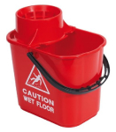 15 LITRE PROFESSIONAL MOP BUCKET RED