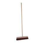 18" WOODEN BROOM HEAD SOFT BRISTLE WITH 55" HANDLE