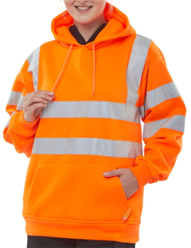 BSSSH25 Beeswift Hi-Vis Hoody Sweatshirt Orange
