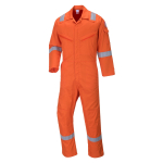 IONA COTTON COVERALL SIZE MED ORANGE