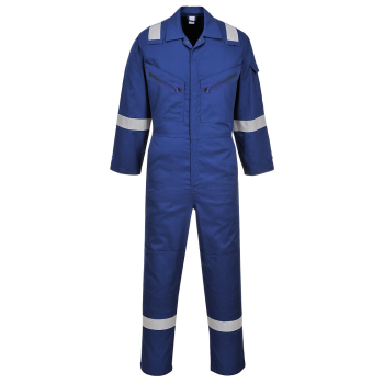 IONA COTTON COVERALL SIZE LRG ROYAL BLUE