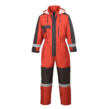S585 PORTWEST WINTER COVERALL RED