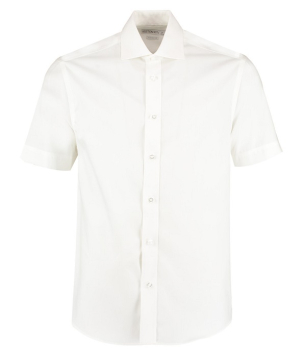 K117 Premium Short Sleeve Classic Fit Oxford Shirt White