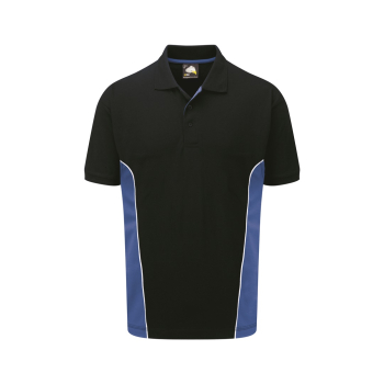1180 Orn Silverswift Two Tone Polo Shirts Navy/Royal Blue