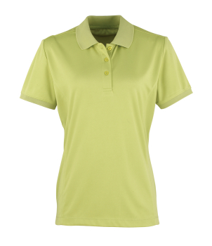 PR616 Ladies Coolchecker Pique Polo Shirt Lime