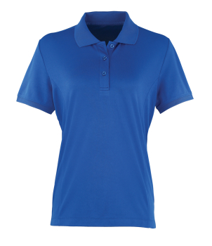 PR616 Ladies Coolchecker Pique Polo Shirt Royal Blue