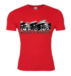MENS COOL SMOOTH T SHIRT RIDING PACK MED FIRE