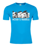 MENS COOL SMOOTH T SHIRT RIDING PACK MED SAPPHIRE BLUE
