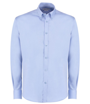 K139 Premium Long Sleeve Slim Fit Non-Iron Shirt Light Blue