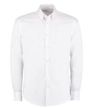 K139 Premium Long Sleeve Slim Fit Non-Iron Shirt White