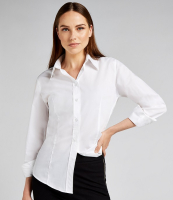 K729 Kustom Kit Ladies Long Sleeve Classic Fit Workforce Shirt