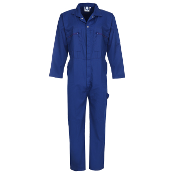 366 Fort Zip Front Coverall Royal Blue