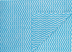 50X36CM OCEAN WIPE - NON ANTI BAC ABBEY BLUE (PACK OF 50)