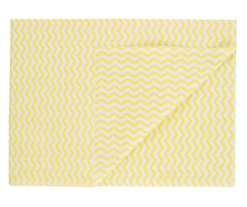 50X36CM OCEAN WIPE - NON ANTI BAC ABBEY YELLOW (PACK OF 50)