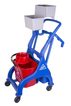 QR SOCKET MOPPING TROLLEY RED