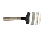 DELUXE WINDOW SCRAPER PLASTIC HANDLE
