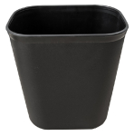 12 LITRE RECTANGULAR WASTE BASKET BLACK