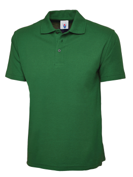 UC101 KELLY GREEN MED 220GSM CLASSIC POLOSHIRT