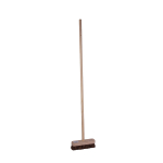 9" WOODEN DECK SCRUB STIFF BRISTLES AND 47" HANDLE