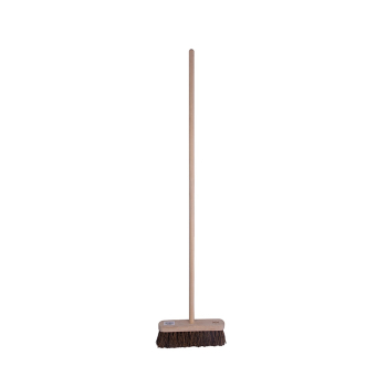 10Inch WOODEN BROOM SOFT BRISTLE WITH HANDLE