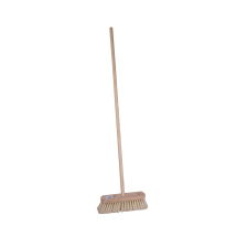 11.5inch WOODEN BROOM PVC BRISTLE WITH HANDLE