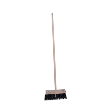 13inch SQUARE YARD BROOM PVC BRISTLE WITH 55inch HANDLE