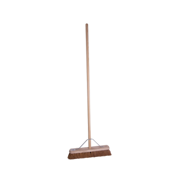 18Inch WOODEN BROOM HEAD SOFT WITH METAL STAY AND 55Inch HANDLE