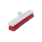 ABBEY 12" HYGIENE BROOMHEAD SOFT RED