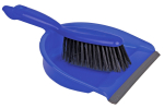 DUSTPAN & STIFF BRUSH BLUE