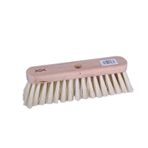 11.5inch WOODEN BROOM HEAD PVC BRISTLE WITH HOLE