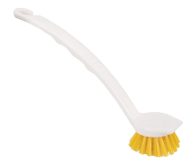 WASHING UP DISH BRUSH WITH COLOUR CODED BRISTLES YELLOW