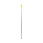 137CM (54") COLOUR GRIP ALUMIN IUM HANDLE DRILLED YELLOW