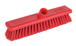 ABBEY 12" HYGIENE BROOMHEAD SOFT RED