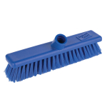 ABBEY 12" HYGIENE BROOMHEAD STIFF BLUE