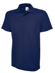 UC105 FRENCH NAVY SML 200GSM ACTIVE POLOSHIRT