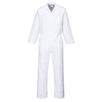 FOOD BOILERSUIT SIZE SML WHITE