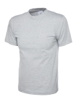 UC301 HEATHER GREY MED 180 GSM CLASSIC T-SHIRT UC301 HEATHER GREY MED 180 GSM CLASSIC T-SHIRT