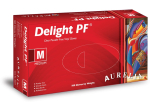 DELIGHT P/FREE VINYL GLOVES MED CLEAR MEDICAL GRADE (100)