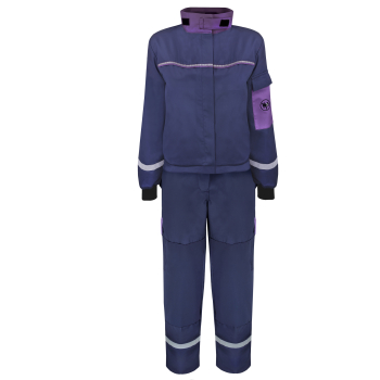 CLASSIC 2 TO 1 COVERALL NAVY/PURPLE WOMENS SIZE 18 CLASSIC 2 TO 1 COVERALL NAVY/PURPLE WOMENS SIZE 18
