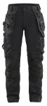 WOMEN'S CRAFTSMAN TROUSERS WIT BLACK 16R