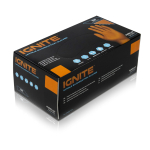IGNITE XL ORANGE NITRILE POWDER FREE DISP GLOVE PER 90