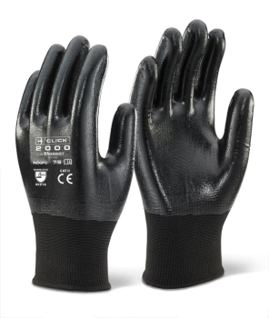 NDGFC NITRILE FULLY COATED POLYESTER GLOVE BLACK