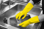 HOUSEHOLD GLOVES YELLOW