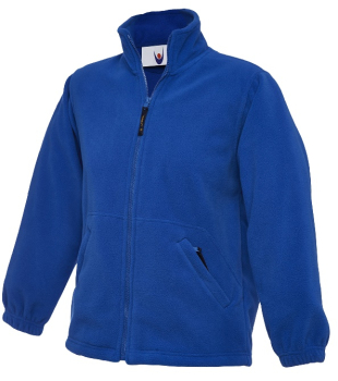 UNEEK 603 CHILDRENS FULL ZIP MICRO FLEECE ROYAL