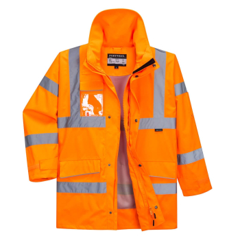 S590 PORTWEST HI-VIS EXTREME PARKA JACKET ORANGE