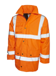 803 Uneek Hi-Vis Rain Jacket Orange