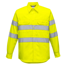 Hi Vis Work Shirt Yellow