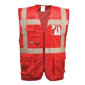 F476 Portwest Iona Executive Vest Red