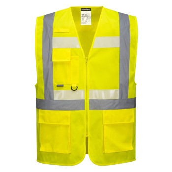 G456 Portwest Glowtex Executive Vest Yellow