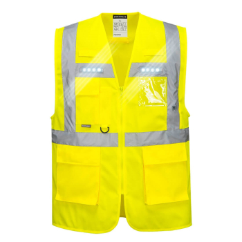 L476 Portwest Orion Led Executive Vest Yellow